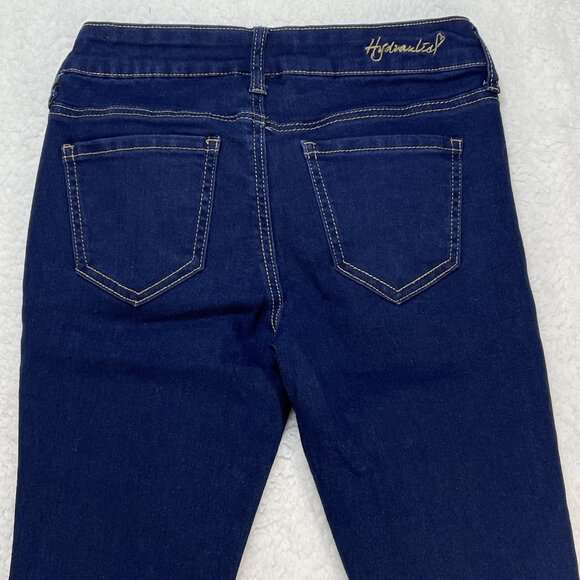 Hydraulic Jeans Juniors Sz 1 Blue Lola Curvy Capri Denim Low Rise 25x19 - Picture 4 of 11